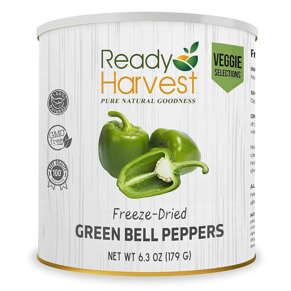Ready Harvest Freeze Dried Food - Green Bell Pepper